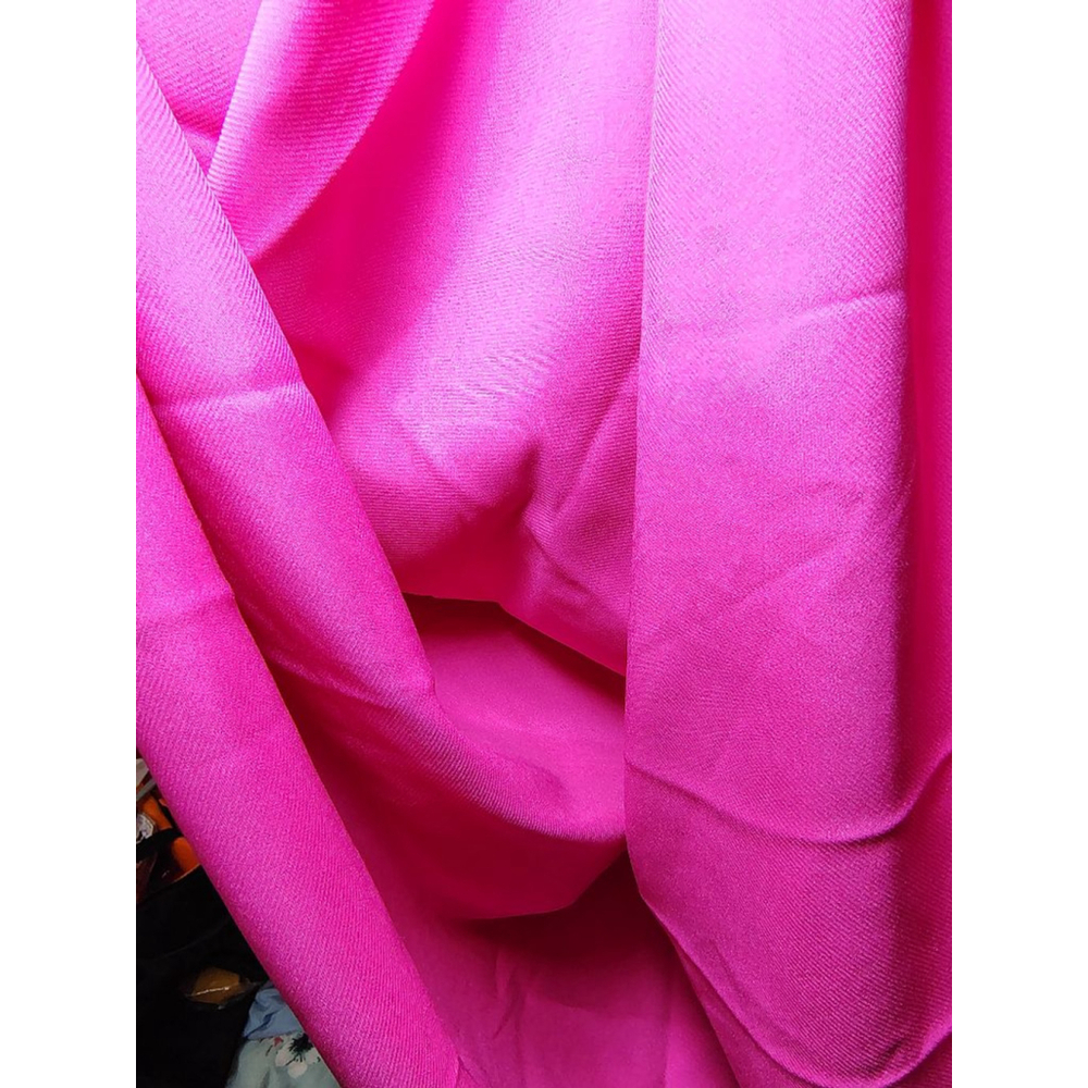 The Drop XL Hot Pink Satin Midi Skirt Elastic Waist Barbiecore Party Date Night - Picture 5 of 7